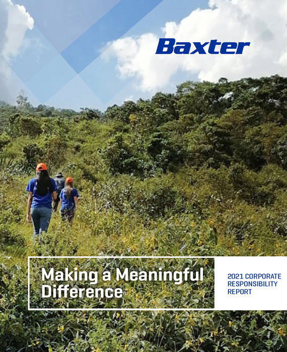 Baxter Corporate Responsibility Cover Tile