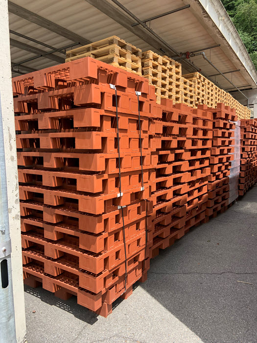 A stack of pallets