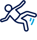 Fall risk icon