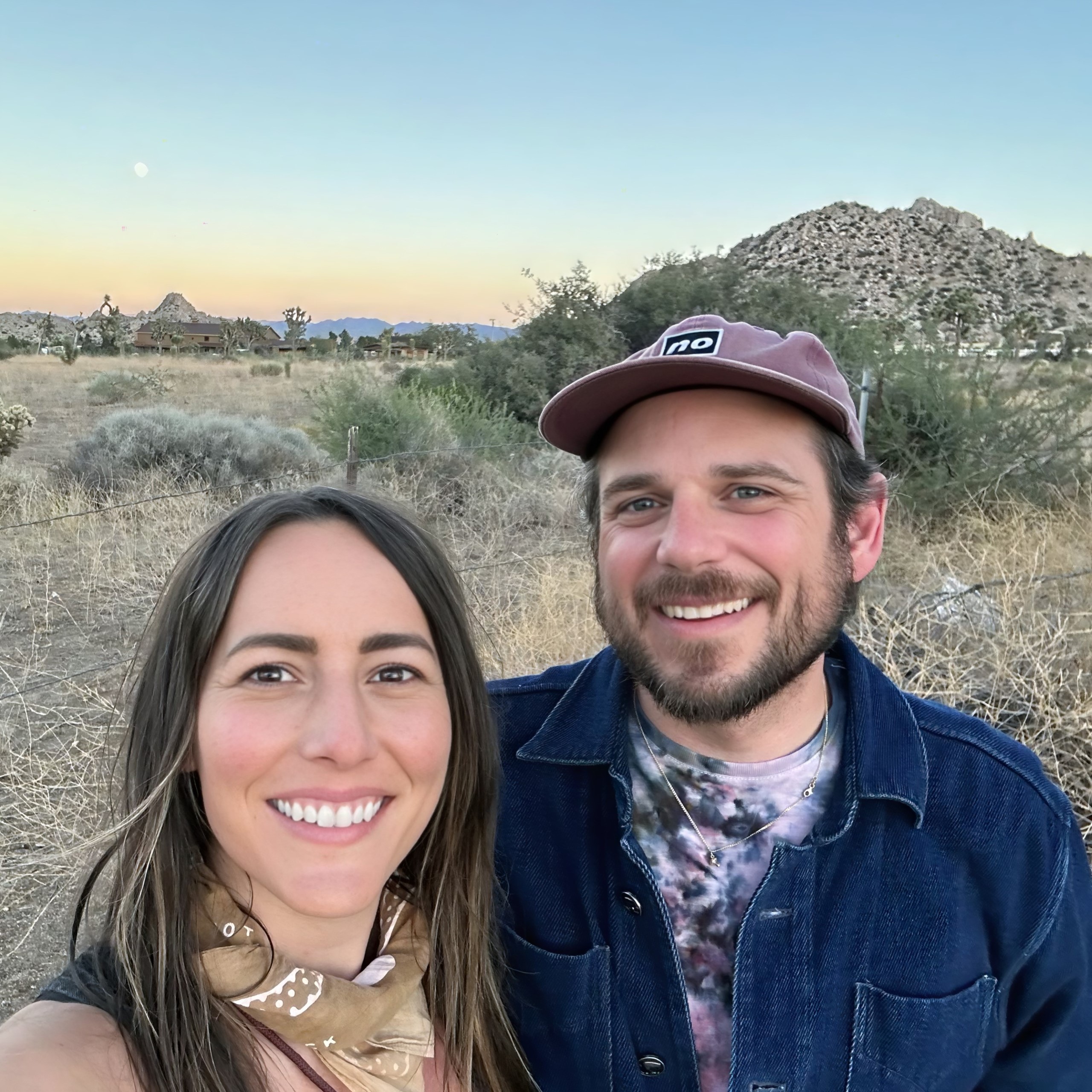 Man and women pictured outside 