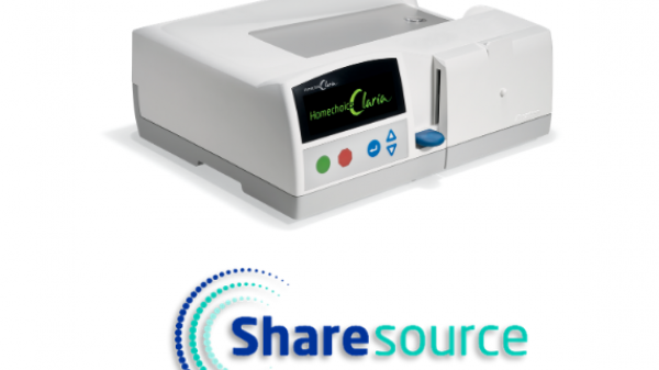 Homechoice Claria automated peritoneal dialysis (APD) system with Sharesource connectivity platform