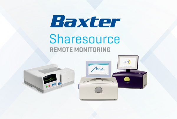 Image of PD Cyclers with Sharesource Remote Patient Management Logo