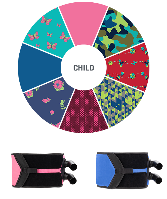 The Vest APX System pediatric designs