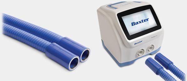 The Vest APX System is shown with quick attach hose connections and interactive touchscreen