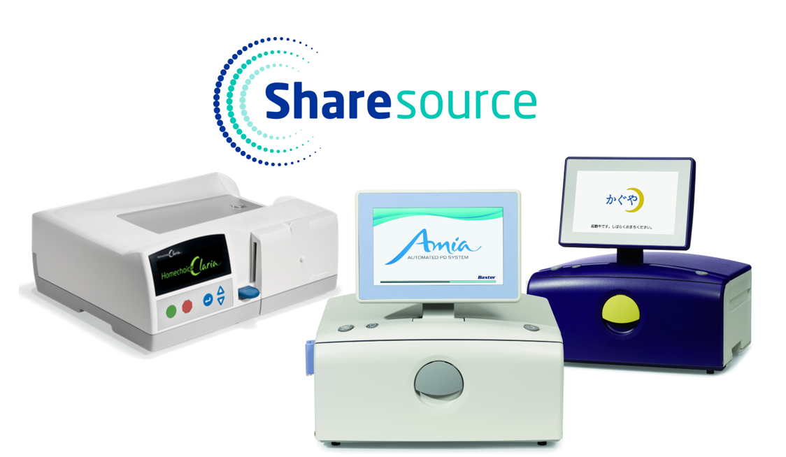 Baxter APD devices with Sharesource graphic